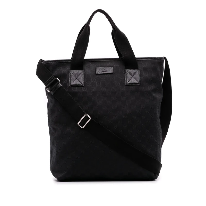 Gucci Pre-Loved GG Canvas Tote Handbag