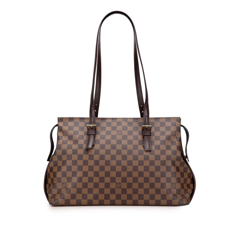 Louis Vuitton Pre-Loved Damier Ebene Chelsea Shoulder Bag - Image 1