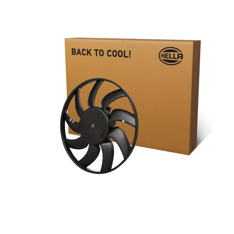 HELLA 8EW 366 420-601 Fan, engine cooling - 12V - 264W - Electric - Ø: 382.5mm - without radiator fan shroud/without resistor
