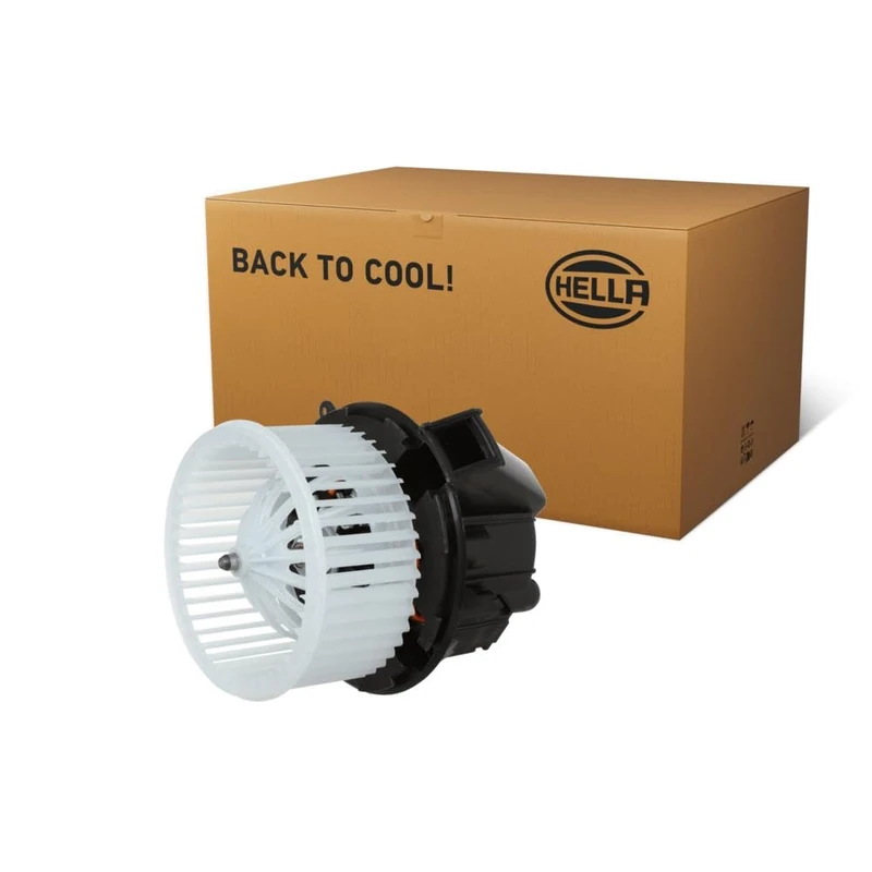 HELLA 8EW 366 400-361 Interior Blower - 12V - 180W - for vehicles with air conditioning - Ø: 132mm