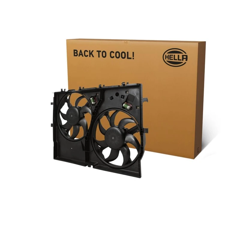 HELLA 8EW 366 420-481 Fan, engine cooling - 12V - 348/384W - Electric