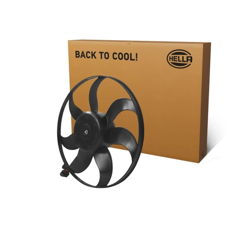 HELLA 8EW 366 420-131 Fan Motor Cooling 12 V 250 W Electric Diameter 363 mm without Radiator Fan Frame (Frame) without Resistance
