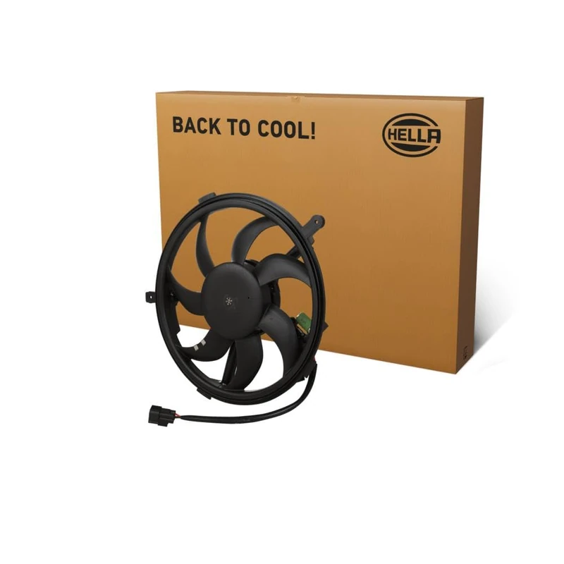 HELLA 8EW 366 420-501 Fan, engine cooling - 12V - 240W - Electric - Ø: 402mm - without radiator fan shroud/without resistor