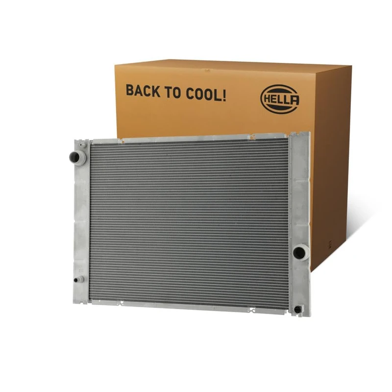 HELLA 8MK 366 302-031 Radiator, engine cooling - Brazed cooling fins - Aluminium/Aluminium - with gaskets/seals - without expansion tank