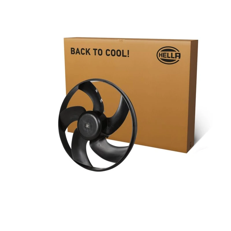 HELLA 8EW 366 420-541 Fan, engine cooling - 12V - 108W - Electric - Ø: 338mm - without radiator fan shroud/without resistor