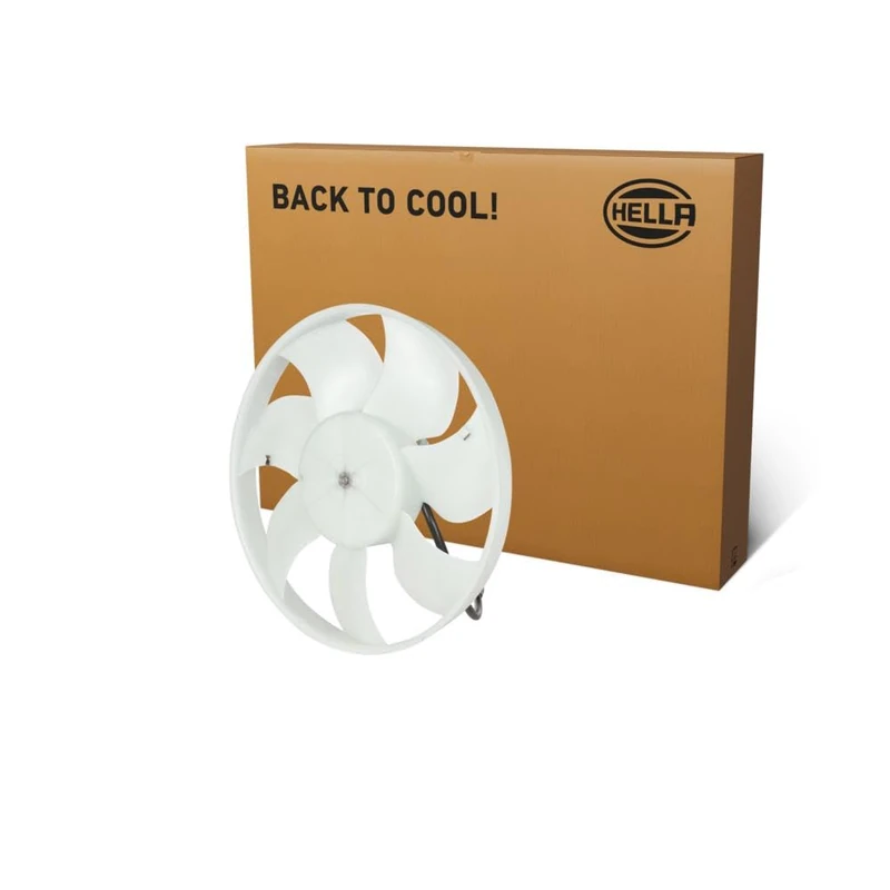 HELLA 8EW 366 420-381 Fan, engine cooling - 12V - 48W - Electric - Ø: 316mm - without radiator fan shroud/without resistor