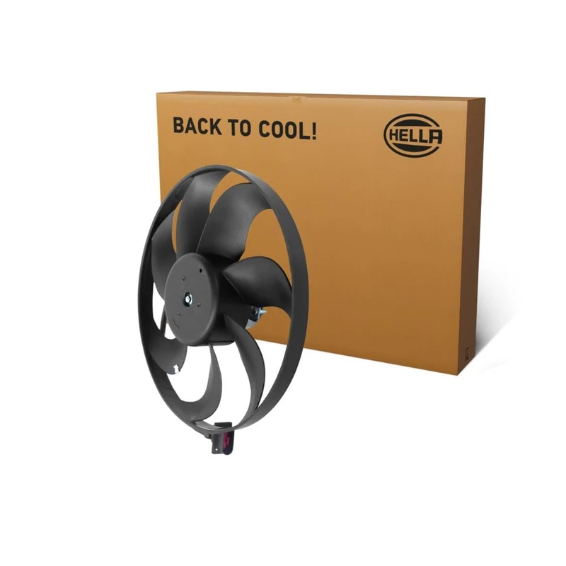 HELLA 8EW 366 420-011 Fan, engine cooling - 12V - 120W - Electric - Ø: 348mm - without radiator fan shroud/without resistor
