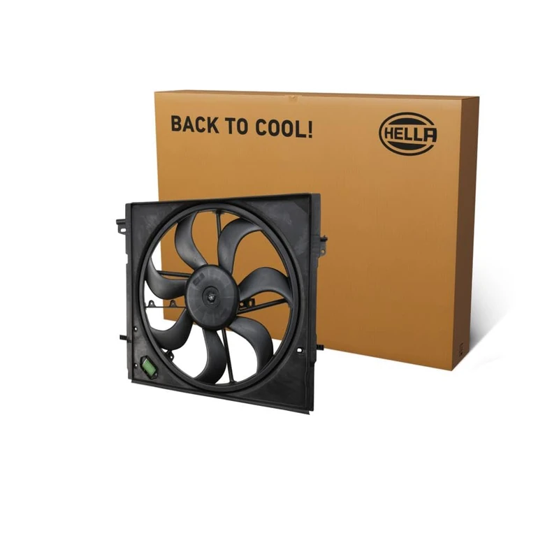 HELLA 8EW 366 420-441 Fan, engine cooling - 12V - 132W - Electric - Ø: 474mm - with radiator fan shroud/without resistor