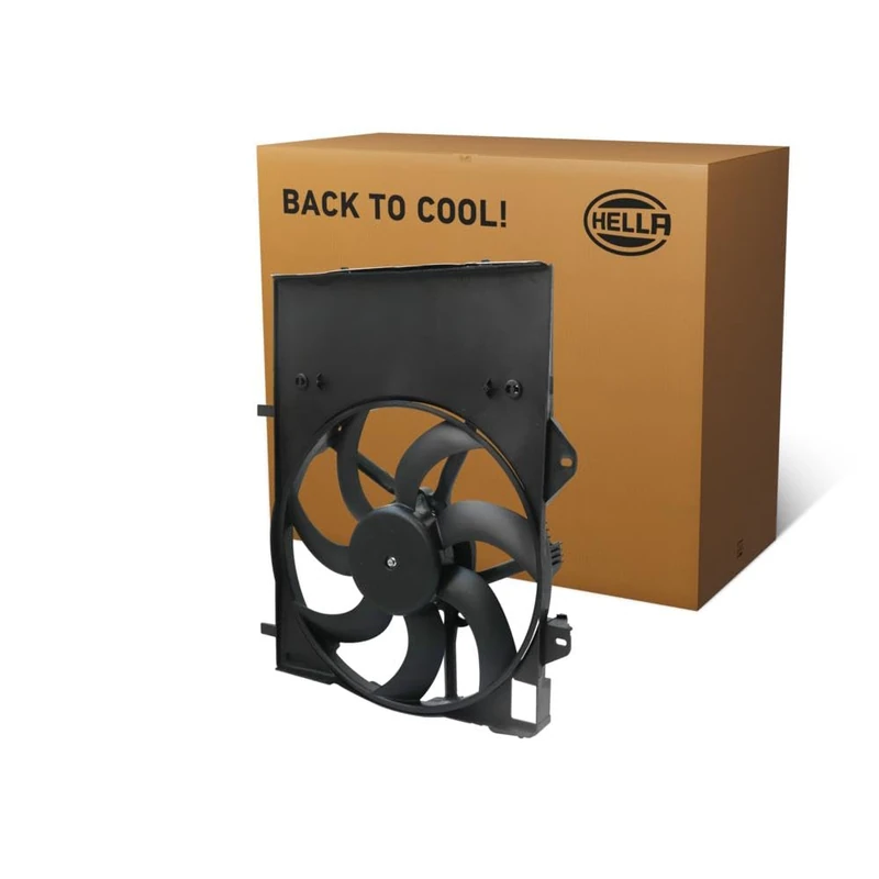 HELLA 8EW 366 420-211 Fan, engine cooling - 12V - 250W - Electric - Ø: 385mm - without radiator fan shroud/without resistor
