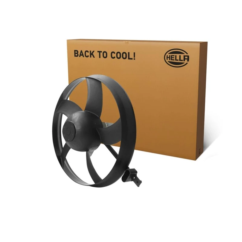 HELLA 8EW 366 420-031 Fan, engine cooling - 12V - 60W - Electric - Ø: 324mm - without radiator fan shroud/without resistor