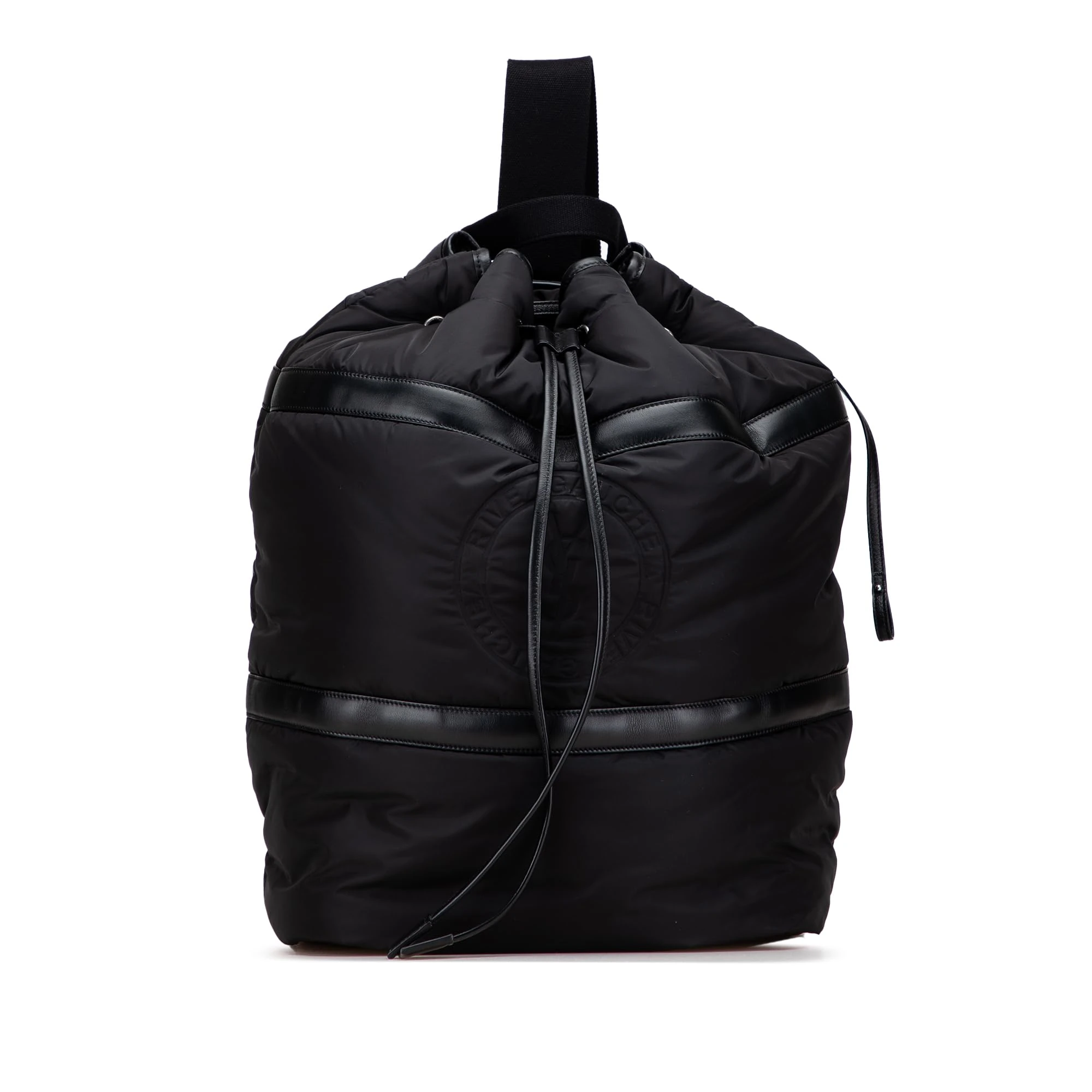 Yves Saint Laurent Pre-Loved Nylon Rive Gauche Drawstring Backpack