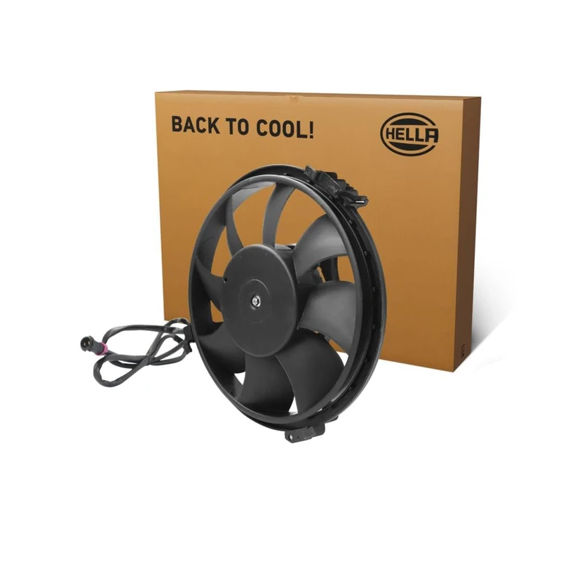 HELLA 8EW 366 420-291 Fan, engine cooling - 12V - 240W - Electric - Ø: 281mm - without radiator fan shroud/without resistor
