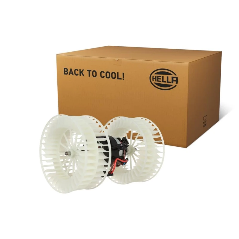 HELLA 8EW 366 400-691 Interior Blower - 12V - 312W - for vehicles without air conditioning - Ø: 151mm