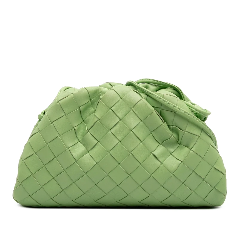 Bottega Veneta Pre-Loved Nappa Intrecciato The Mini Pouch Crossbody