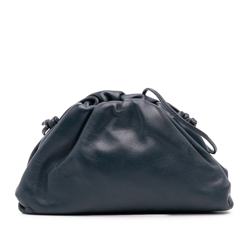 Bottega Veneta Pre-Loved Lambskin The Mini Pouch Crossbody