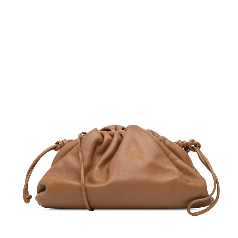 Bottega Veneta Pre-Loved Lambskin The Mini Pouch Crossbody Bag