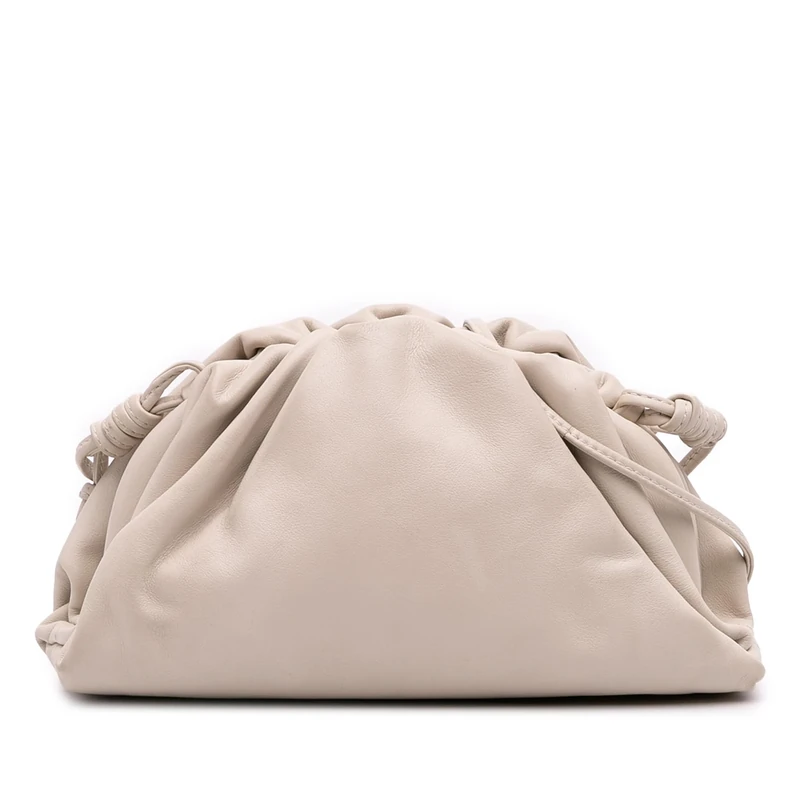 Bottega Veneta Pre-Loved Lambskin The Mini Pouch Crossbody