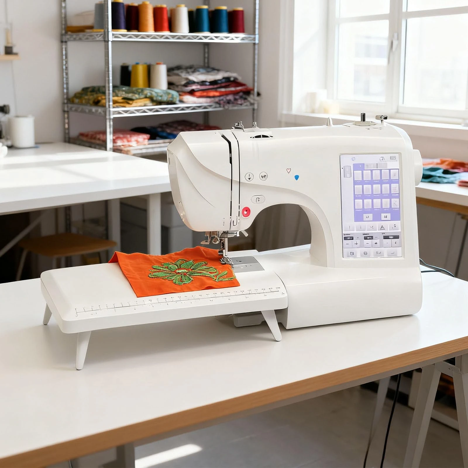 Home Use Sewing Machine, Embroidery & Sewing Combo, 7" Touchscreen, Easy For Beginners To Learn Sewing, For Garment Repair, Diy Crafts, Quilting & Creative Embroidery Projects