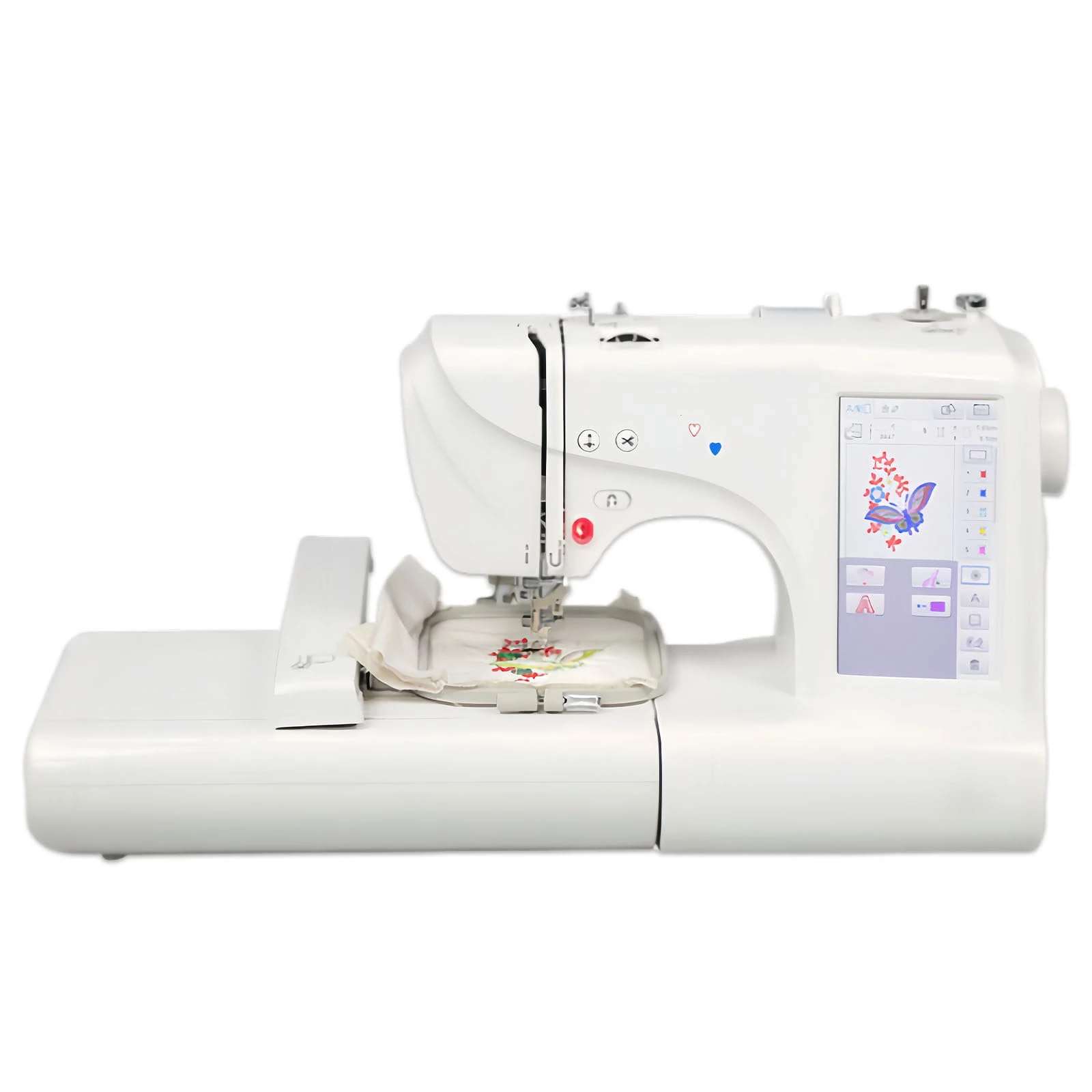 Glowdora Sewing Machine, Sewing Machine For Beginners, Easy-To-Use Sewing And Embroidery Machine With Led Lighting, 158 Patterns, And 210 Letters For Creative Diy