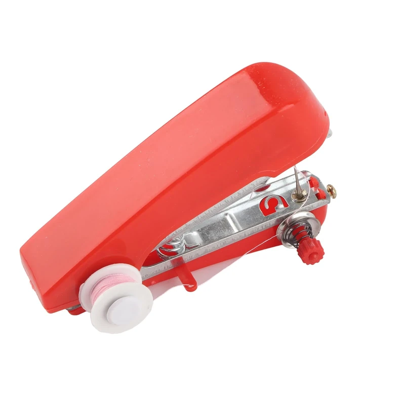 Fafeicy Compact Handy Lightweight Portable Sewing Machine for Beginners and Home Repairs, Easy Use Manual Stitch Operation, Mini Size for Travel and Quick Fixes