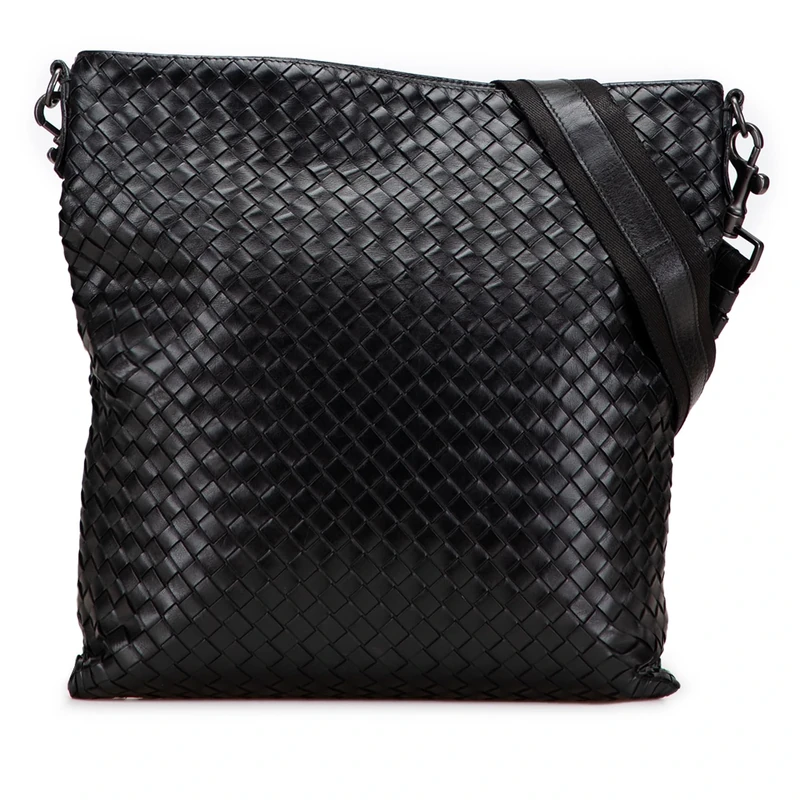 Bottega Veneta Pre-Loved Nappa Intrecciato VN Crossbody Bag