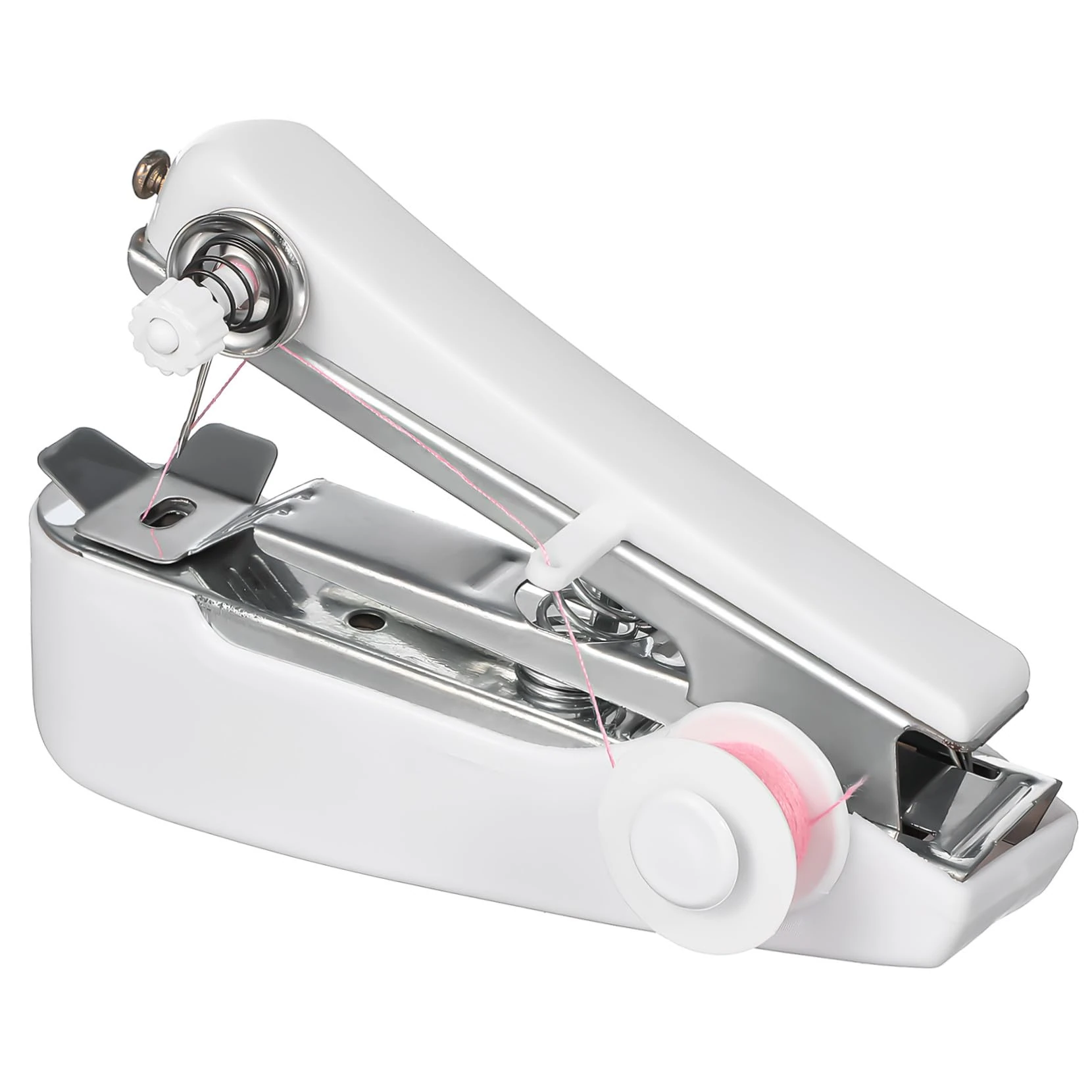 KAILIKETIY Portable Mini Handheld Sewing Machine for Home Quick Repairing Fast Stitching Mending Tool for Beginners and Travel Compact Lightweight Design with Easy Thread Coil Random Color