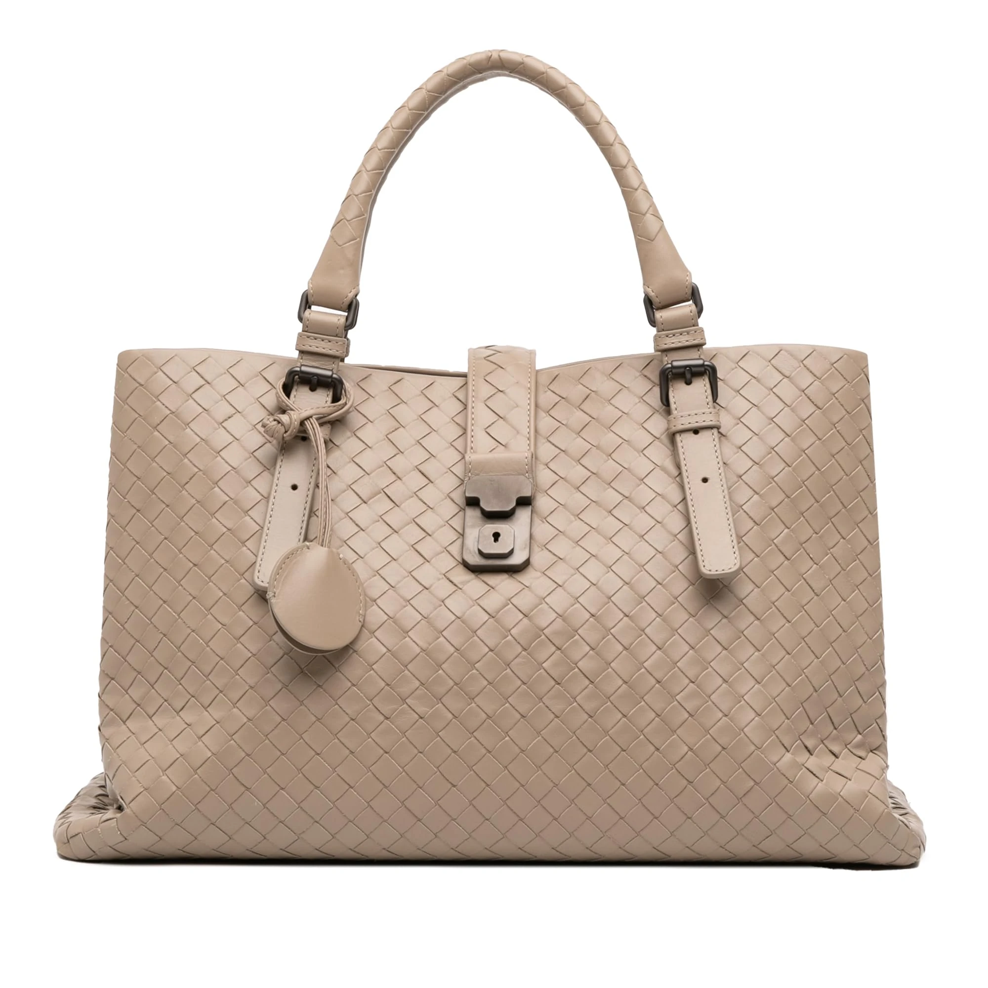Bottega Veneta Pre-Loved Medium Nappa Intrecciato Roma Tote