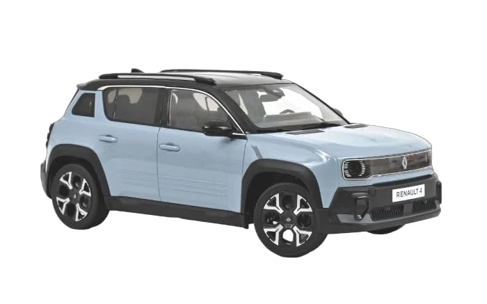 Renault 4 E-Tech Electric 2025 Cloud Blue 1/18