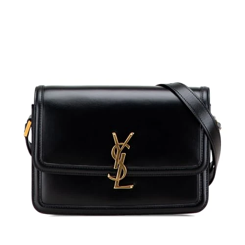 Yves Saint Laurent Pre-Loved Medium Calfskin Solferino Satchel In Box Crossbody Bag