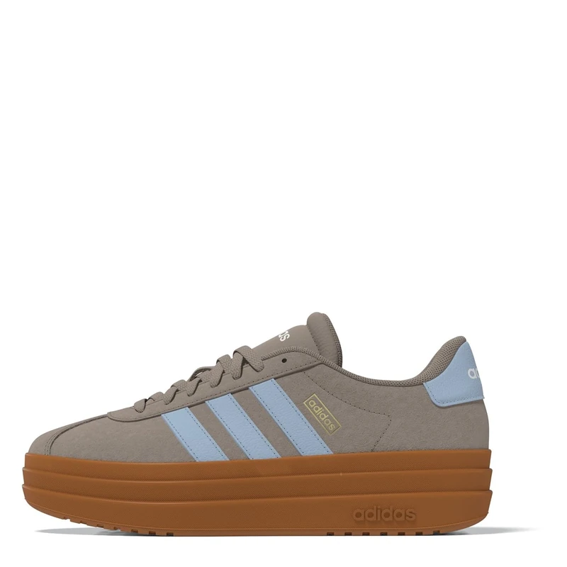 adidas Women's vl Court Bold Shoes Beige 5.5