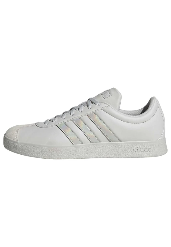 adidas Women's Vl Court Base Shoes, Grey One/Pearl Met./Light Brown, 9 UK - Image 1