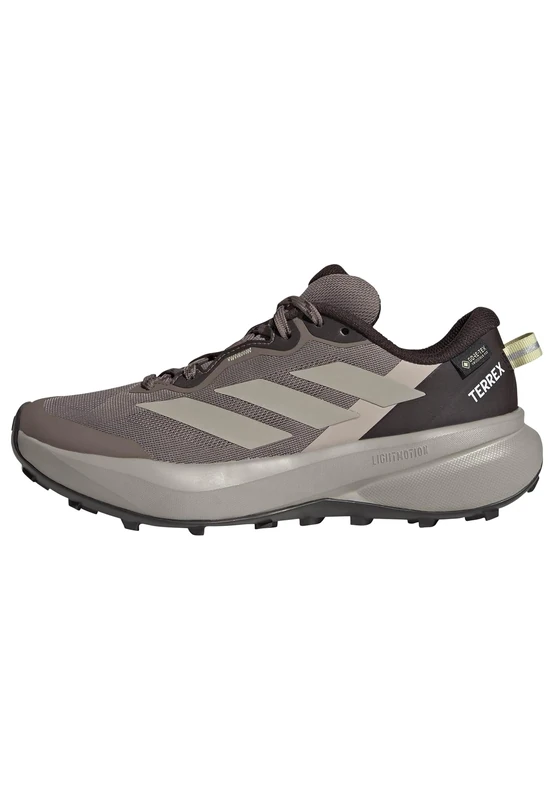 adidas Women's Terrex Tracefinder Plus Gore-Tex Trail Running Shoes, Trace Brown/Light Brown/Aurora Coffee, 6 UK