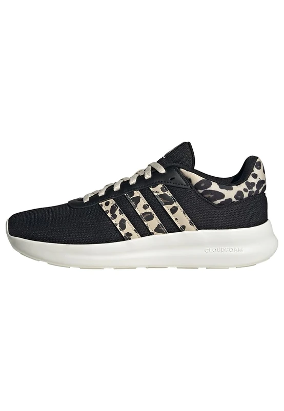 adidas Women's Lite Racer 4.0 Shoes, core Black/Crystal Linen/Silver met., 5.5 UK