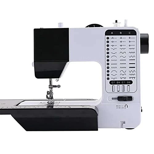Heavy Duty Sewing Machine - Portable Multifunctional Embroidery Machine with 38 Built-in Stitches, Night Light, Extension Table for Beginners and Advanced Users