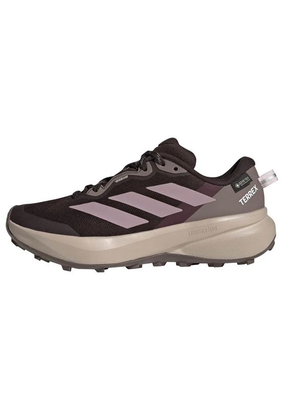 adidas Women's Terrex Tracefinder Plus Gore-Tex Trail Running Shoes, Aurora Coffee/Magic Mauve/Trace Brown, 5.5 UK