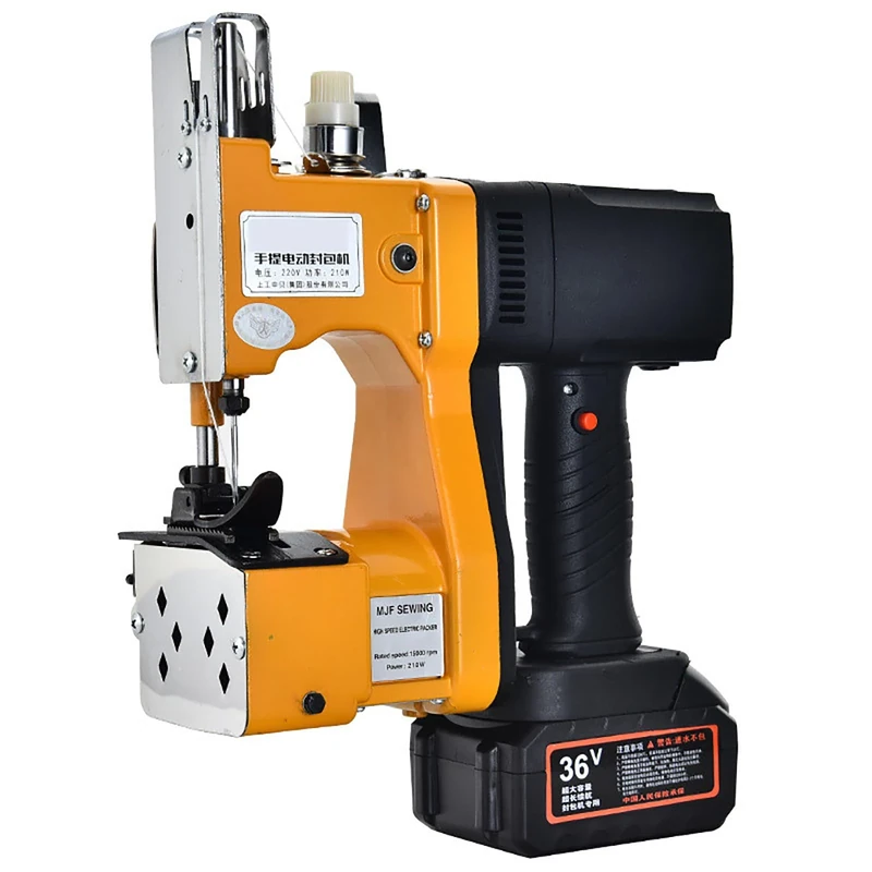 Rechargeable Portable Wireless Sewing Machine for Fast Bag Sealing with Automatic Thread Cutting