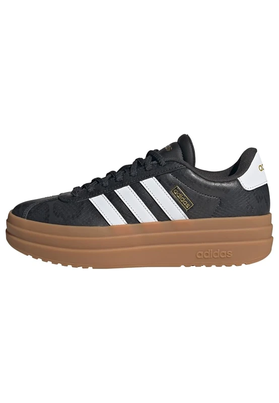 adidas Women's Vl Court Bold Shoes, Earth strata/Clear Pink/Sand strata, 3.5 UK