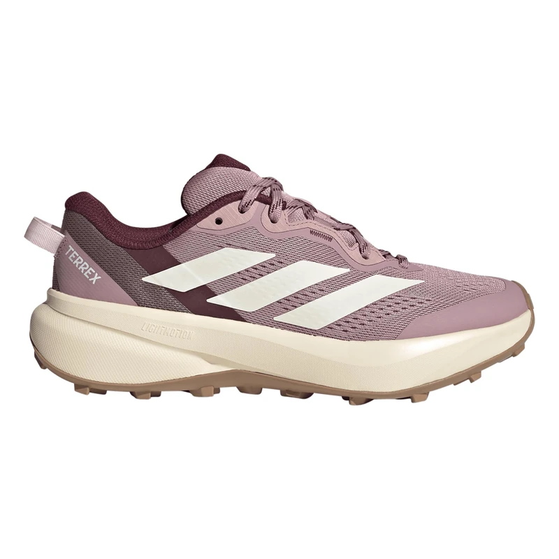 adidas Women's Terrex Tracefinder Plus Trail Running Shoes, Magic Mauve/Wonder White/Maroon, 5 UK