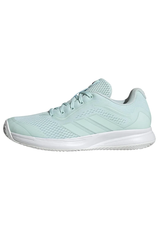 adidas Women's Avaflash 2 Tennis Shoes, Halo Mint/Halo Mint/Maroon, 5.5 UK