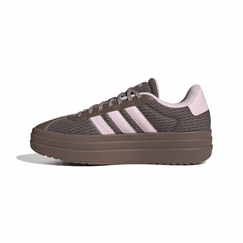 adidas Women's Vl Court Bold Shoes, Earth strata/Clear Pink/Sand strata, 7 UK