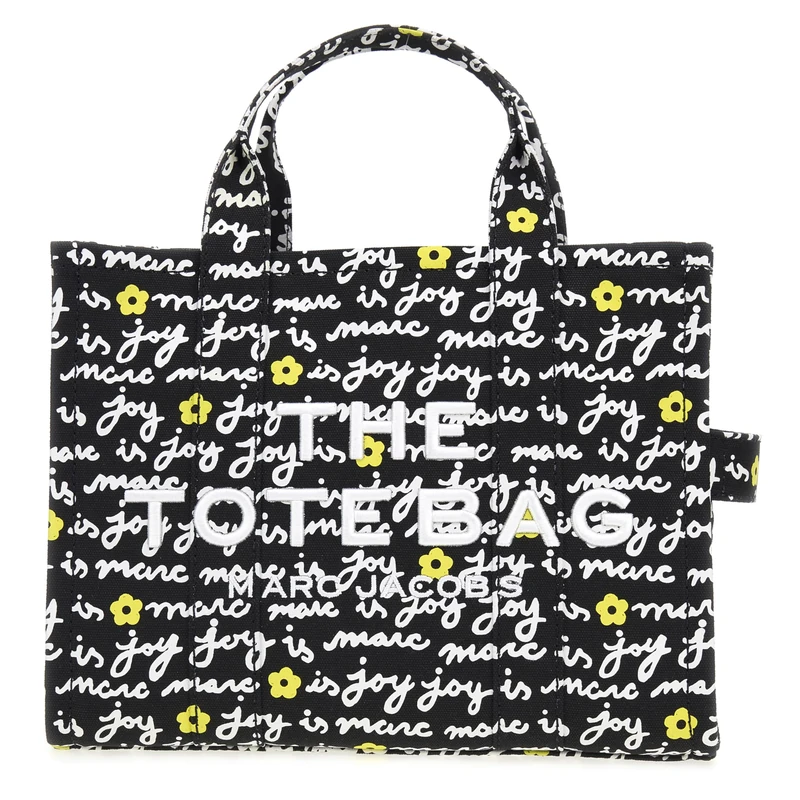 MARC JACOBS Women's The Medium Tote Bag, Black Multi, One Size