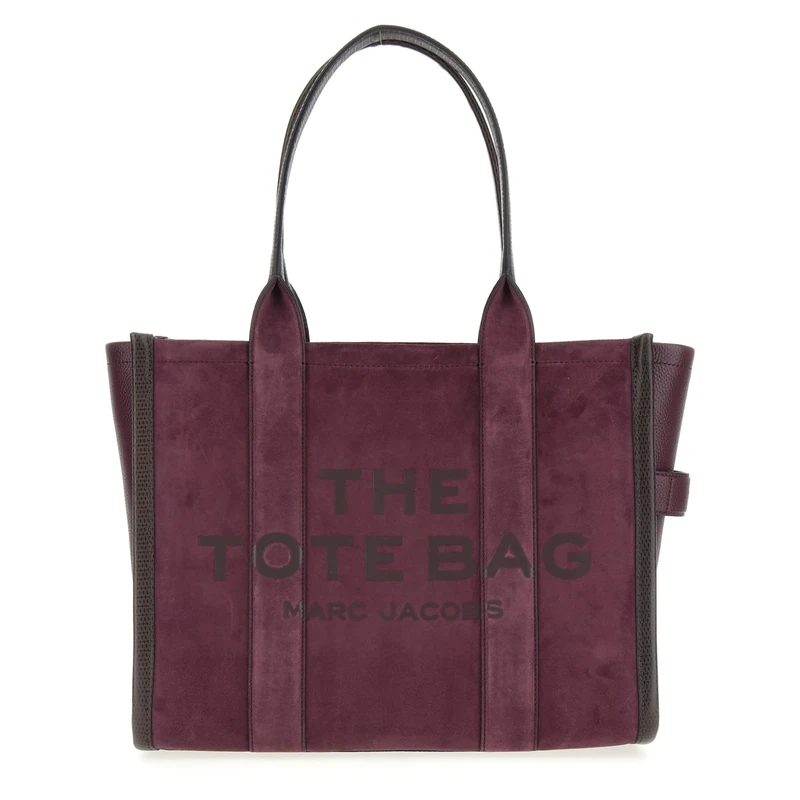 MARC JACOBS Women's The Large Tote Bag, Dark Plum, Taglia UNICA