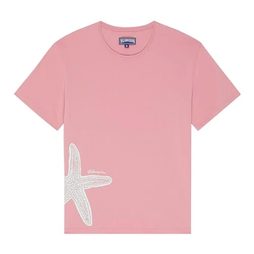 Vilebrequin, Organic Cotton T-Shirt Placed Starlette, L, Boudoir
