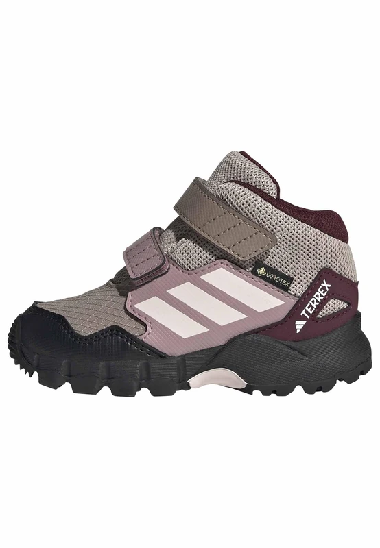adidas Unisex Baby Terrex Skychaser Mid Gore-Tex Hiking Kids Shoes, Chalky Brown/Distilled Pink/Magic Mauve, 4 UK Child