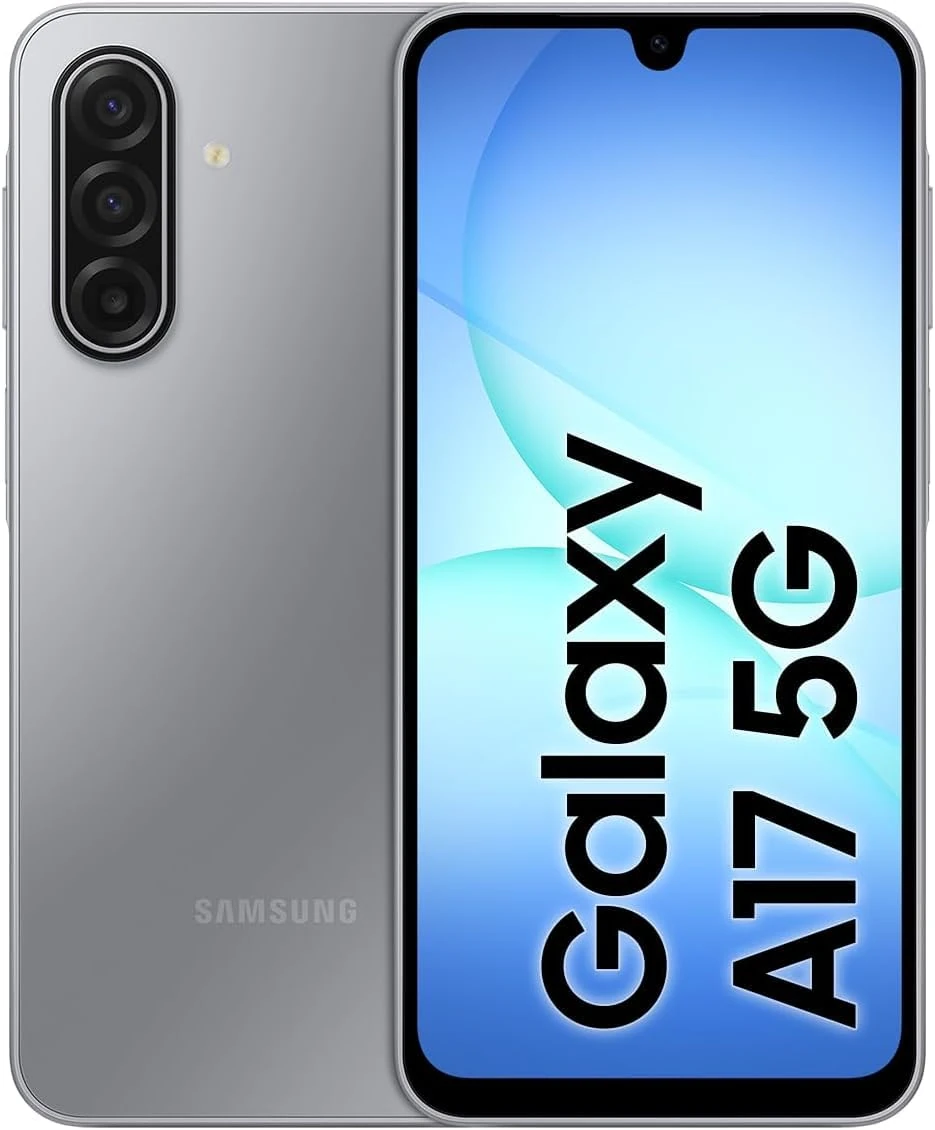 Samsng Galaxy A17 5G, AI Smartphone, Slim 7.5mm Frame, Large Screen, 50MP Camera, 128GB Storage, 6GB Memory, 5000 mAh Battery, (Grey)
