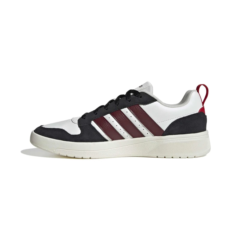 adidas Men's Courtwave Shoes, core White/Shadow red/core Black, 12.5 UK