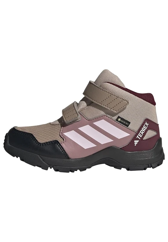 adidas Unisex Kids Terrex Skychaser Mid Gore-Tex Hiking Kids Shoes, Chalky Brown/Distilled Pink/Magic Mauve, 5 UK