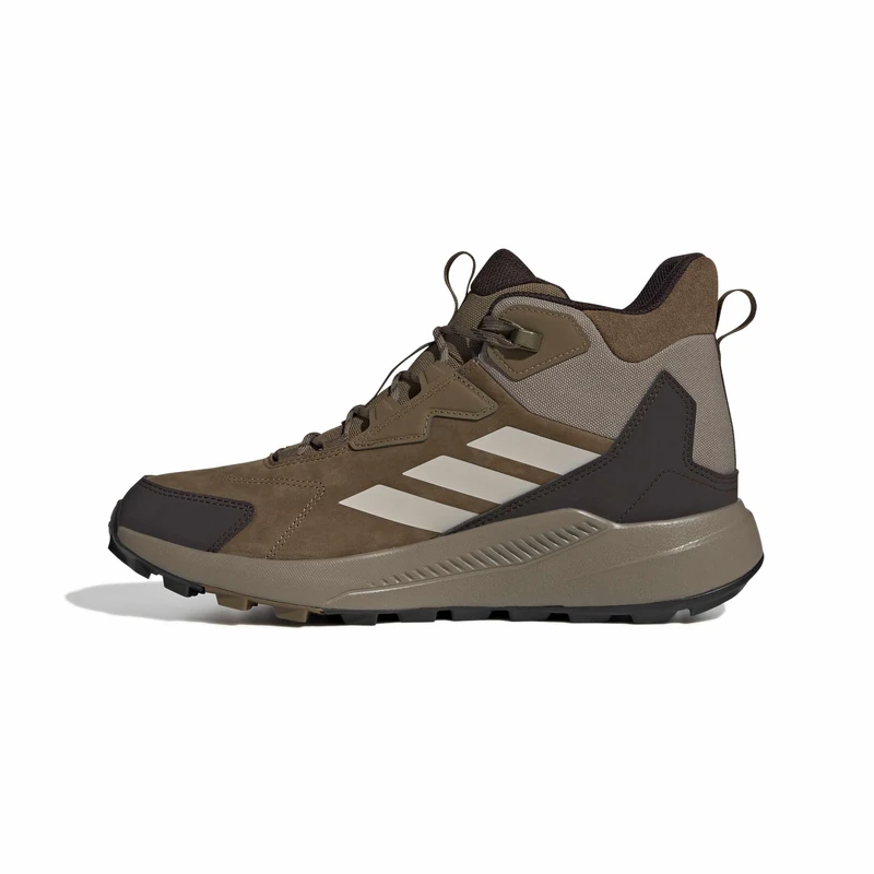 adidas Men's Terrex Anylander Leather Mid Hiking Shoes, Brown Oxide/Light Brown/Khaki Six, 7 UK
