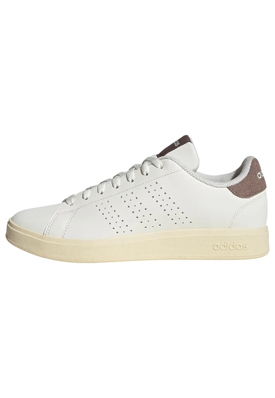 adidas Men's Advantage Base 2.0 Shoes, core White/core Black/Trace Brown, 6 UK
