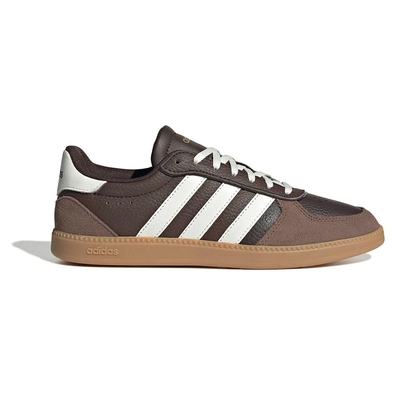 adidas Women's Breaknet Sleek Shoes, Dark Brown/Off White/Gum 3, 4 UK